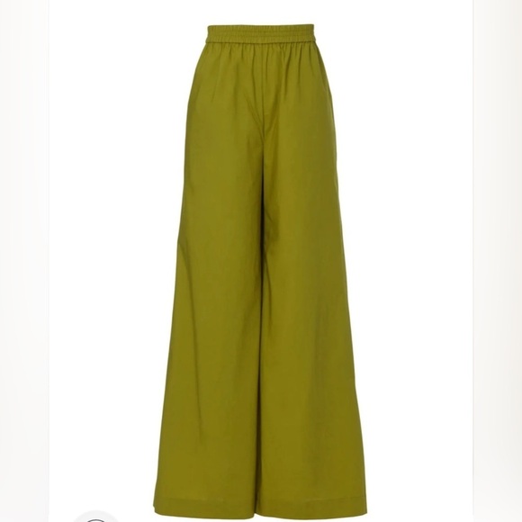 Toccin Green Palazzo Pants size Large - Picture 4 of 10